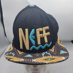 Neff Adults Multicolor Snapback Cap Tribal Print Brim Casual Outdoors Adjustable